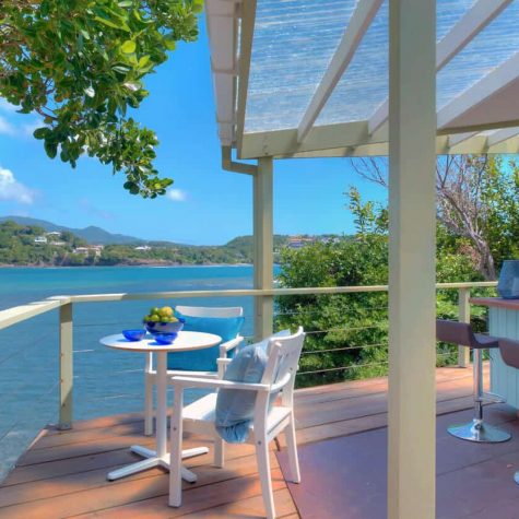 Private pool villa's view at 473 Grenada Boutique Resort